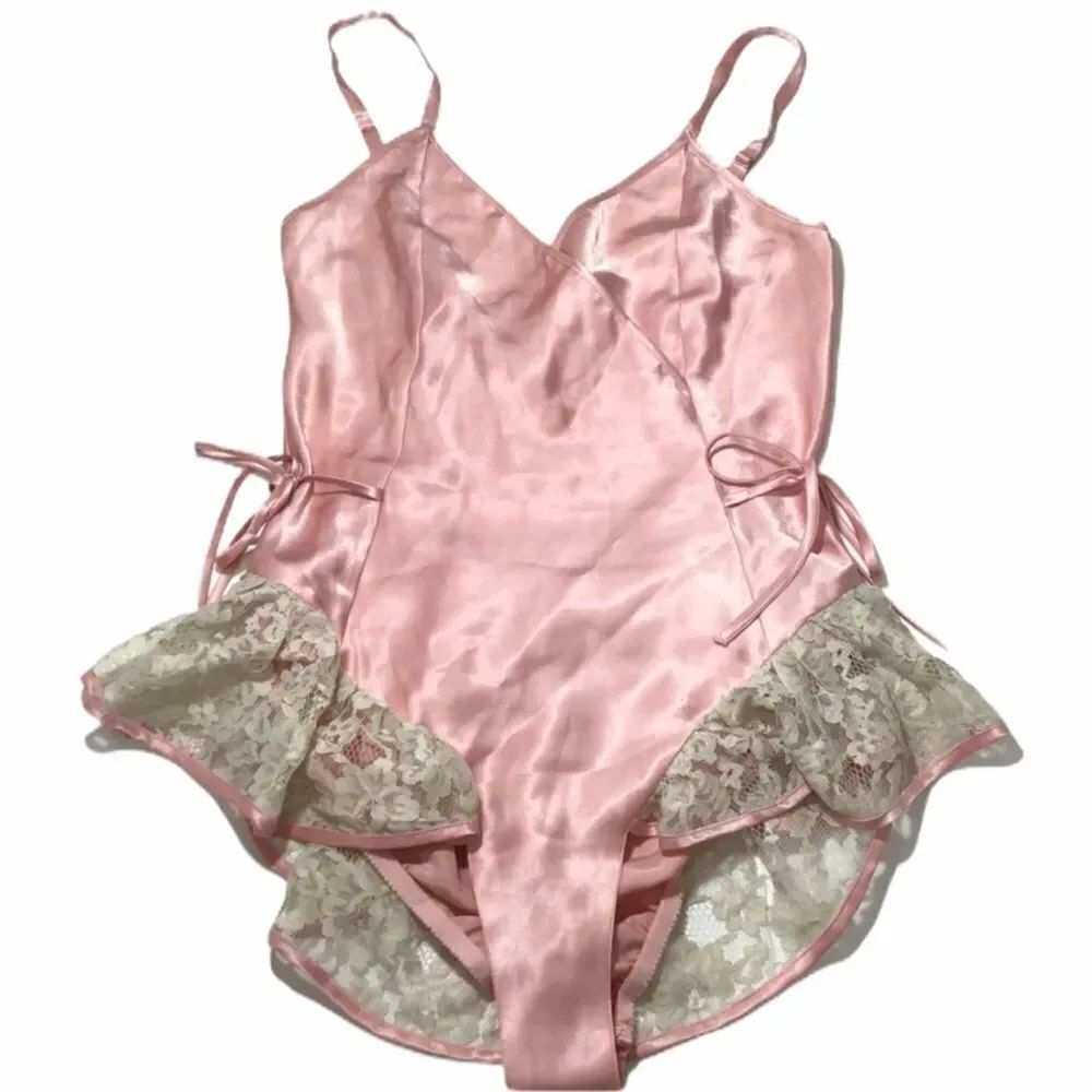 Victoria’s Secret Vintage Sleepwear Gold Label Lacey Teddy Sleepwear